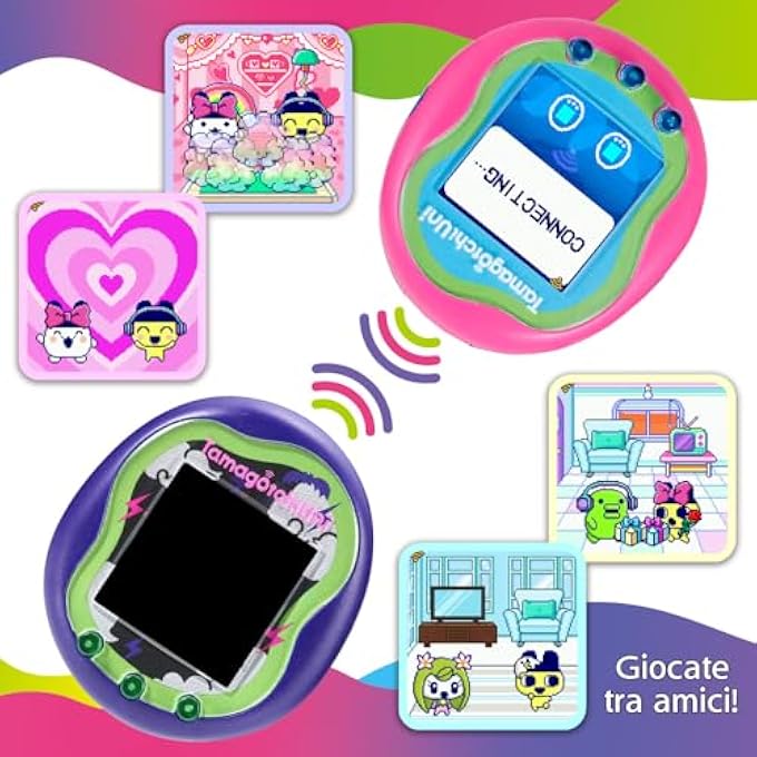 rayihni TAMAGOTCHI PLAIN  TAMAGOTCHI CONNECTED WITH WATCH STRAP  TAMAGOTCHI INTERACTIVE ANIMAL  VIRTUAL ANIMAL TO RAISE  TAMAGOTCHI IN FRENCH  MONSTER MODEL  CHILDREN'S TOY AGE 6+  43356 - Image 5